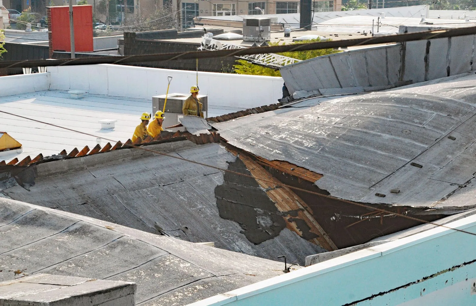 Commercial Roof Flashing Failure Repair in Newport News, VA Commercial Roof Flashing Failure Repair in Newport News, VA