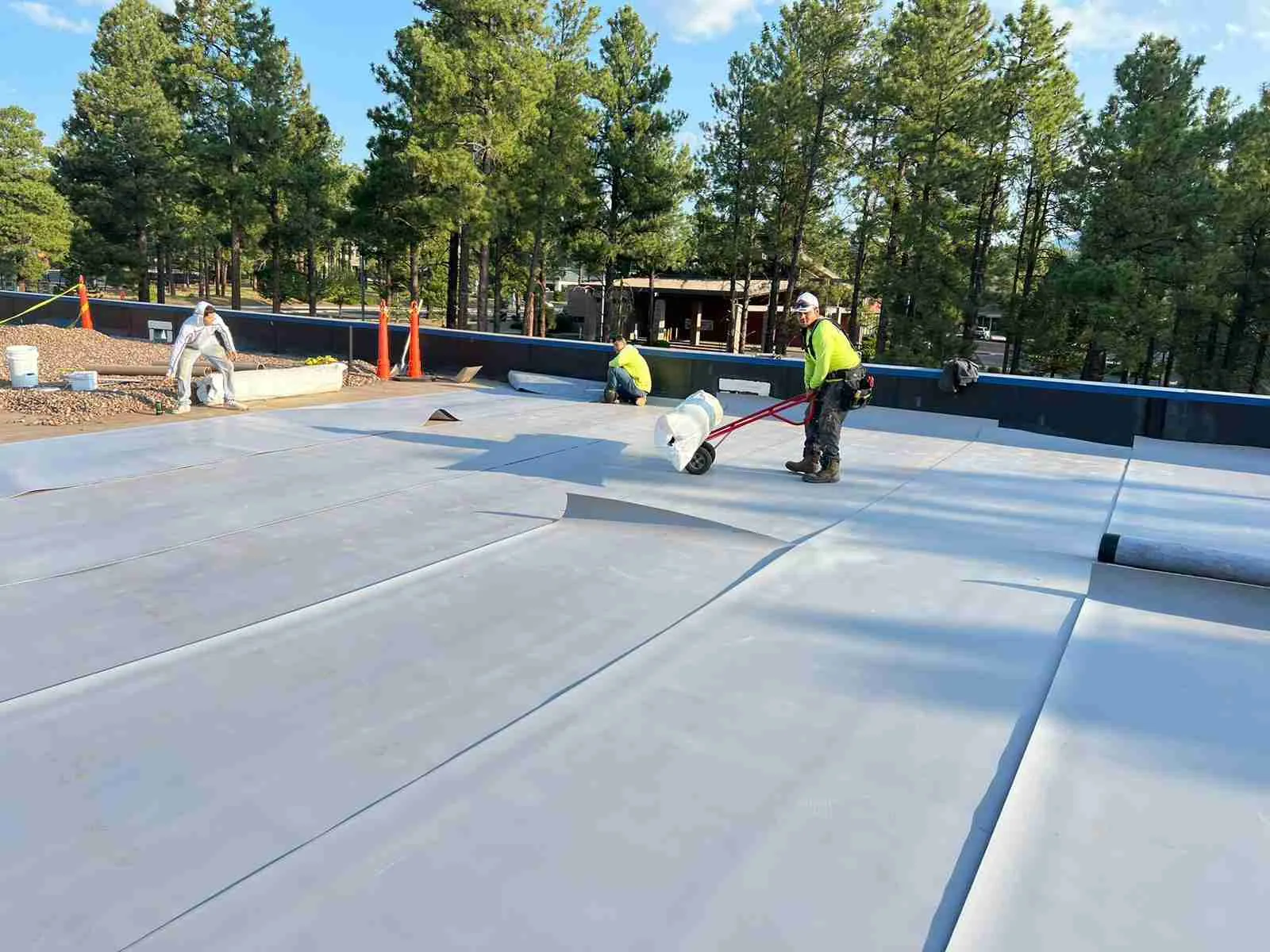 Commercial Roof Membrane Puncture Repair in Newport News, VA Commercial Roof Membrane Puncture Repair in Newport News, VA