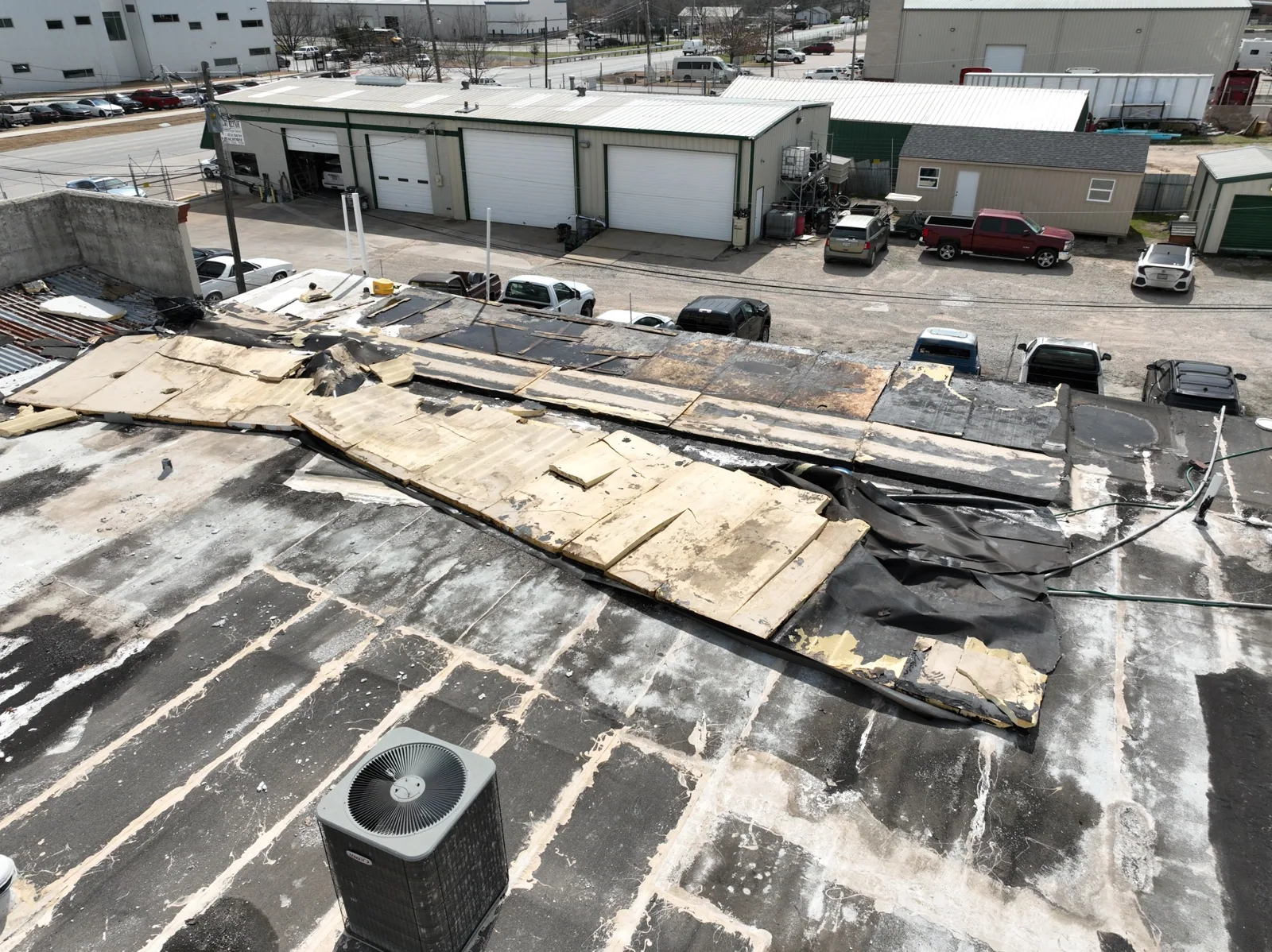 Commercial Wind Damage Roof Repair in Newport News, VA Commercial Wind Damage Roof Repair in Newport News, VA
