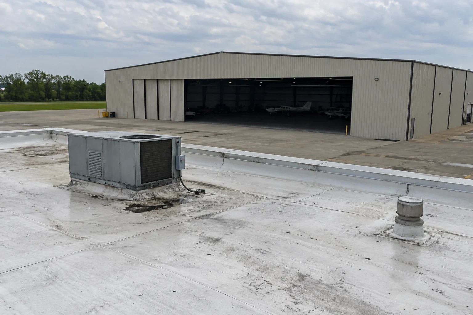 Aircraft Hangar Roofing in Newport News, VA