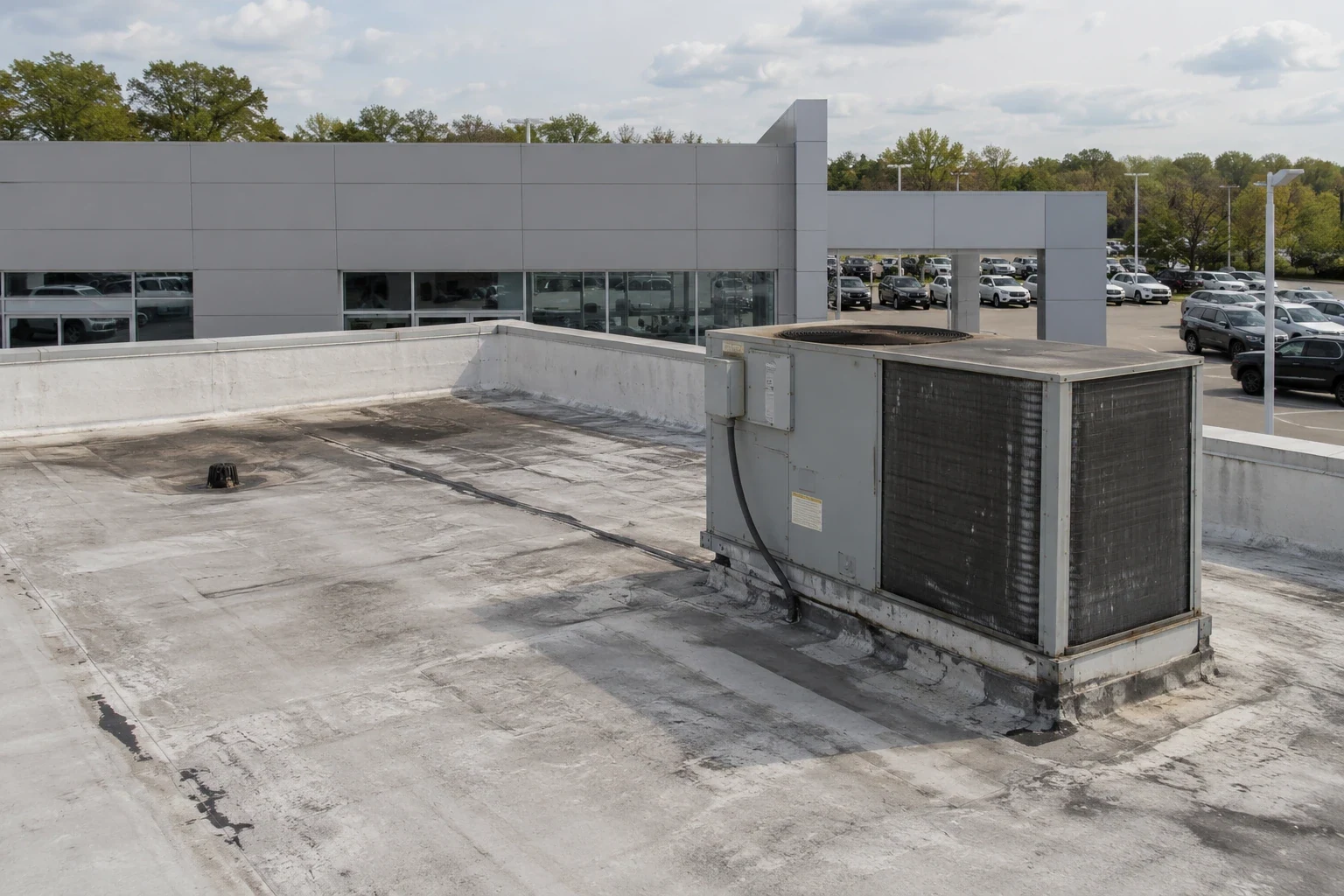 Auto Dealership Roofing in Newport News, VA