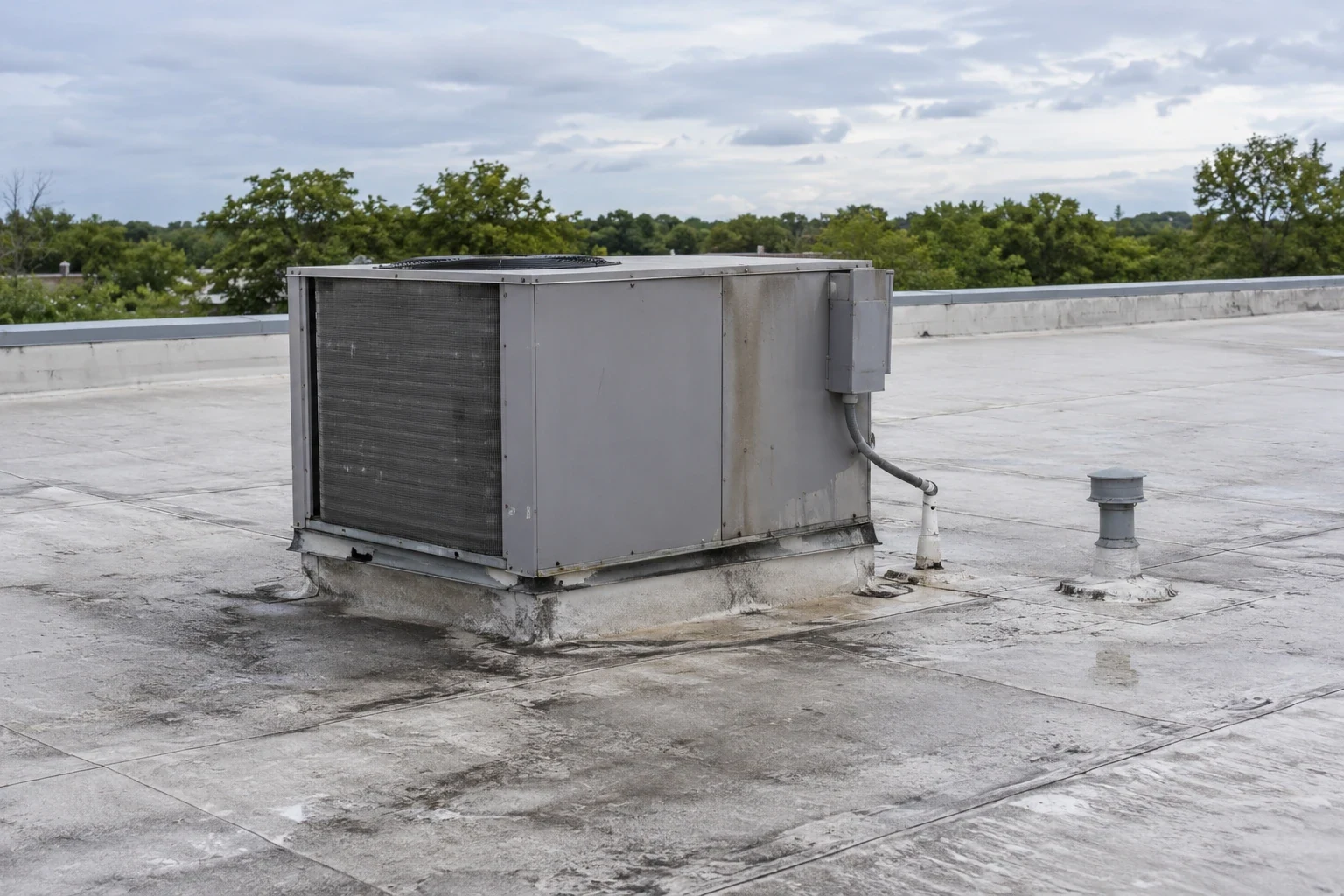 Commercial roof inspection in Newport News, VA