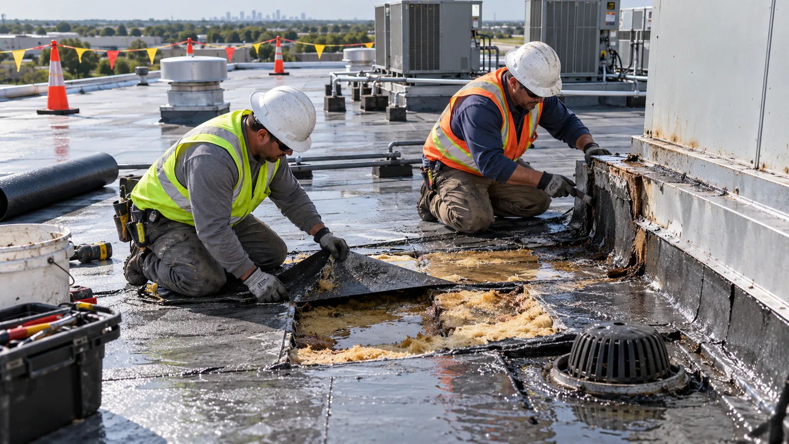 Commercial Roof Replacement in Newport News, VA