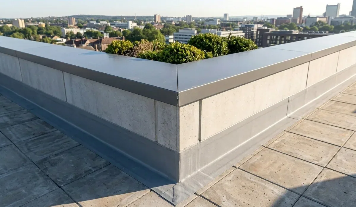 Commercial Roof Edge Metal, Coping and Gutter Repair in Newport News, VA