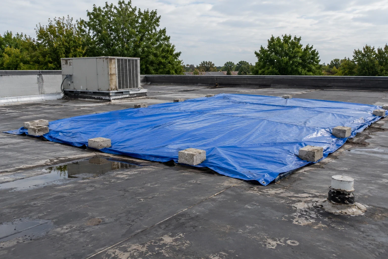 Emergency Commercial Roof Repair in Newport News, VA