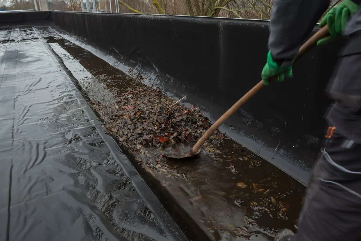 Commercial Roof Drain and Scupper Repair in Newport News, VA