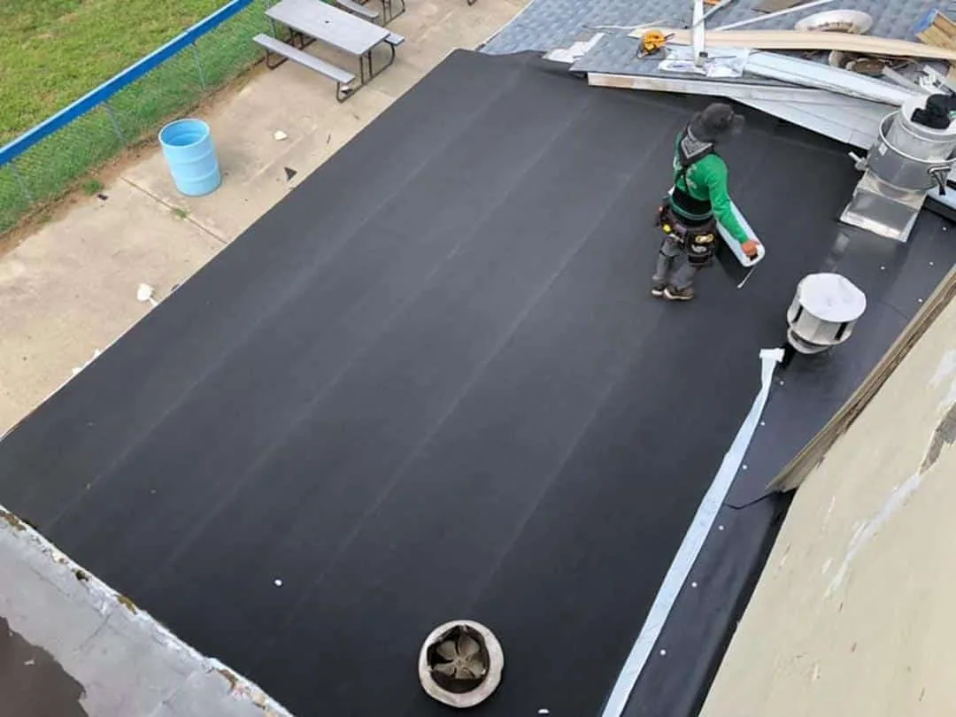 Commercial Storm Damage Roof Repair in Newport News, VA